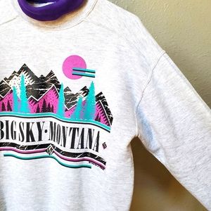 Vintage Montana Turtleneck Pullover Size M